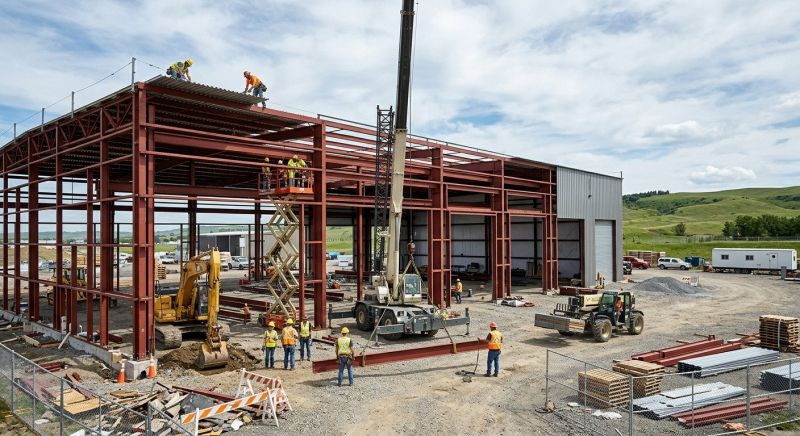 Warehouse Garage Construction in Cypress, TX