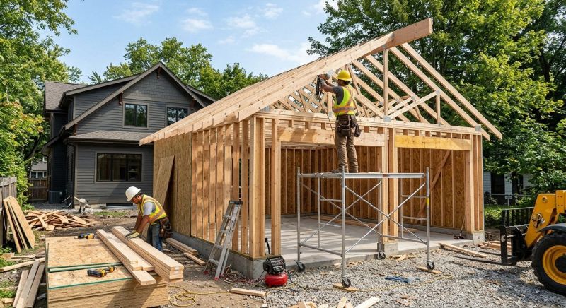 Attached Garage Construction in Mount Pleasant, SC