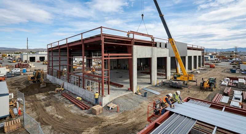 Commercial Garage Construction in Cypress, TX