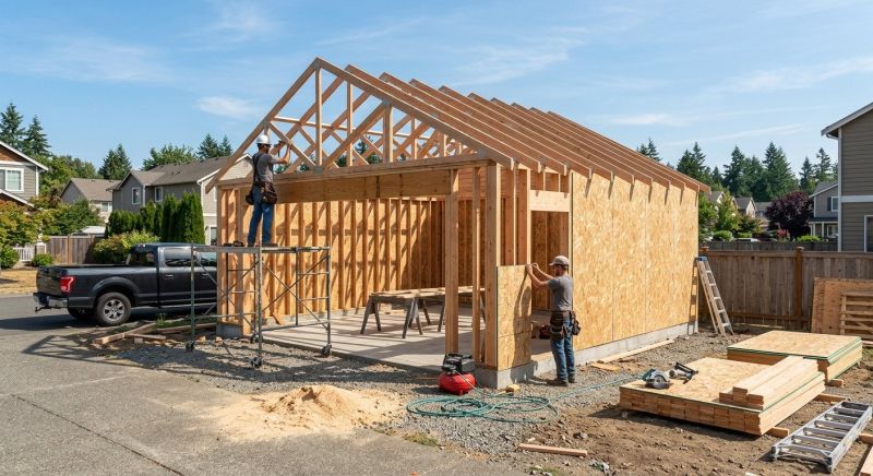 Garage Addition Installation in Katy, TX