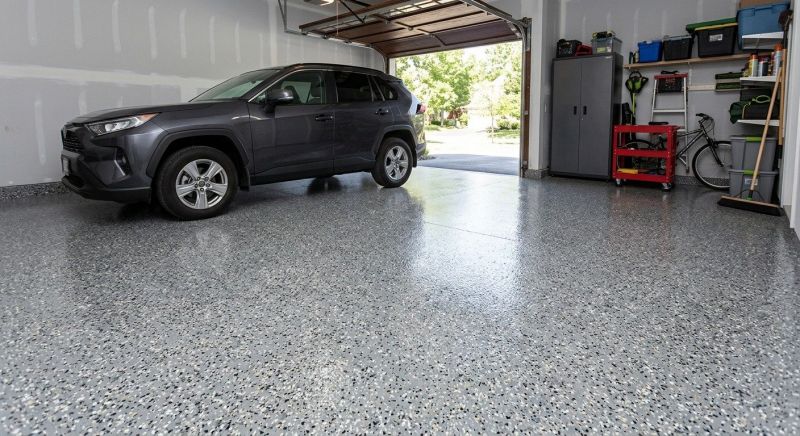 Garage Floor Epoxy Installation in Columbia, SC