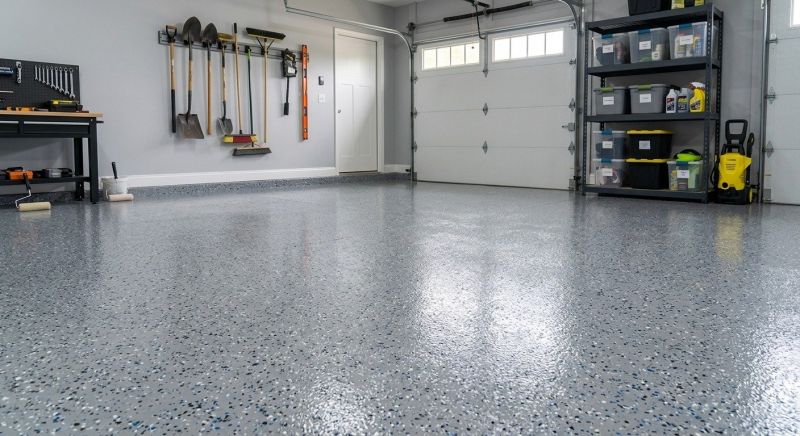 Garage Floor Staining in Greensboro, NC