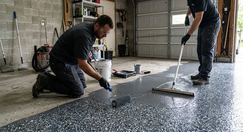 Garage Floor Staining in Frederick, MD