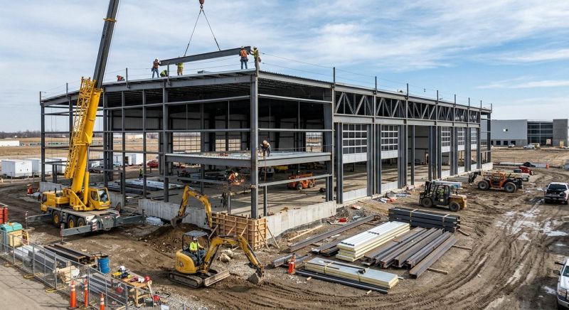Industrial Garage Construction in Katy, TX