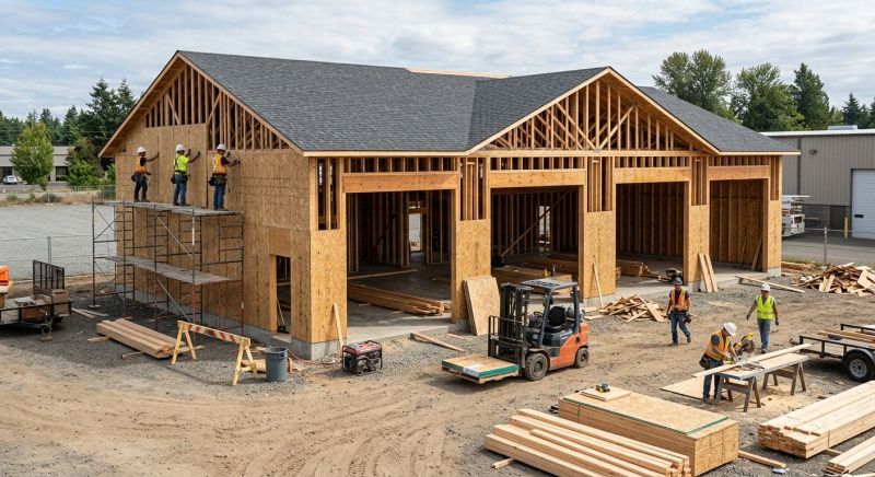 Industrial Garage Construction in Mount Pleasant, SC