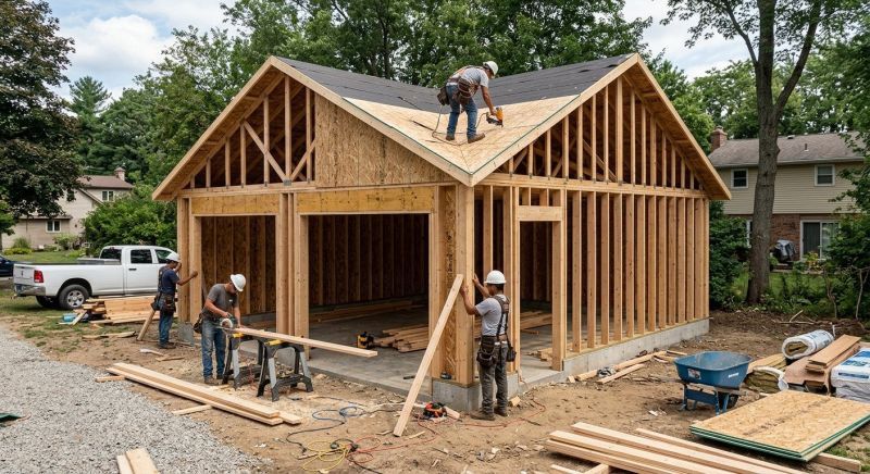 Metal Garage Construction in Conroe, TX