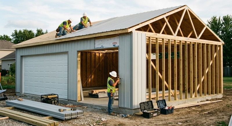 Storage Garage Construction in Charleston, SC