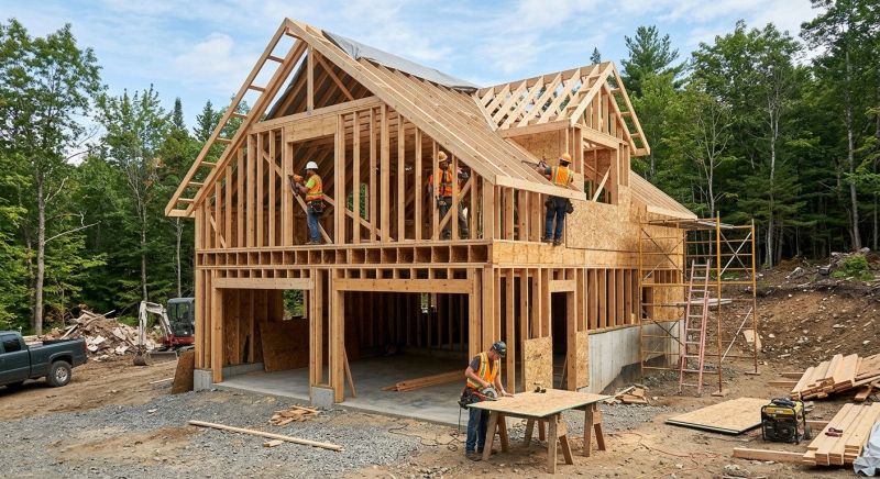 Two Story Garage Construction in Mount Pleasant, SC
