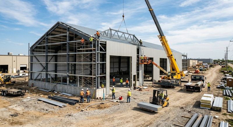 Warehouse Garage Construction in Mount Pleasant, SC