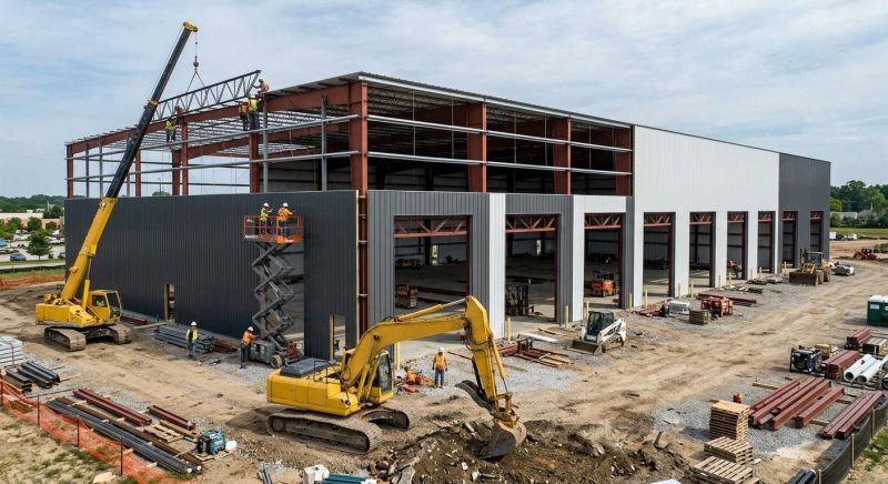 Warehouse Garage Construction in Mount Pleasant, SC
