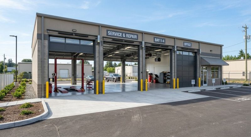 Warehouse Garage Construction in Pearland, TX